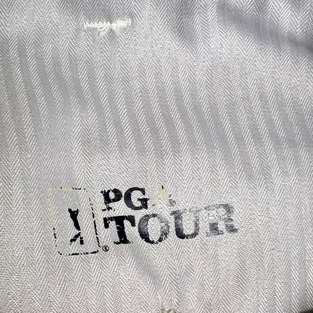PGA Tour Plaid Golf Shorts White Size 36 - Picture 4 of 5